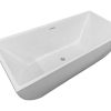 Banheira De Pousar | ELITESHOPPING Banheira Exenta Branca 170 X 75 Cm + Torneira - Destiny