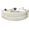 Banheira De Hidromassagem | ELITESHOPPING Banheira Hidromassagem Branca 150 X 150 Cm Cromoterapia 9 Jatos - Alyssa