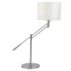 Candeeiro De Mesa | EPIKASA Lampada De Mesa Toro, Aco, Ecru, 46,5X22X66 Cm, Epikasa