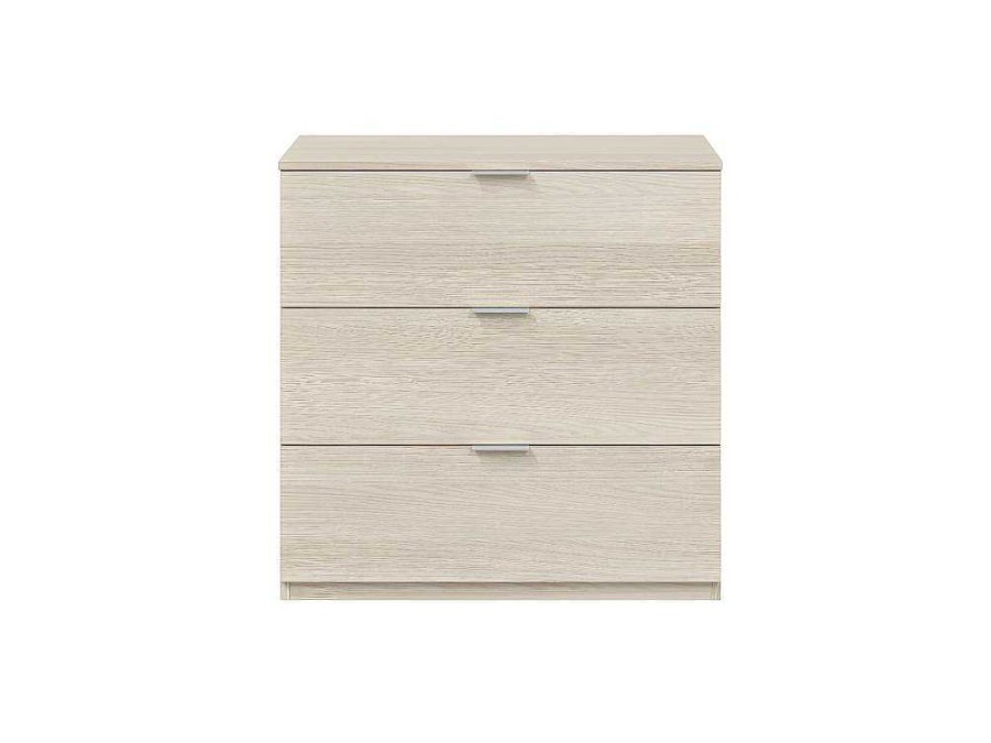 Comoda | Loungitude Comoda Danny 3 Gavetas (Carvalho Claro)