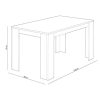 Mesa De Jantar | Saldosystocks Mesa De Jantar Ou Cozinha Almirante 140X80Cm Sonoma