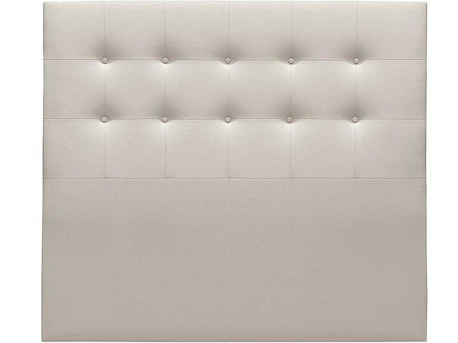 Cabeceira E Ponte De Cama | Venprodin Cabeceira De Cama Ate O Chao Estofada Em Couro Sintetico Acolchoado Na Cor Bege (140X120 (Cama 135)