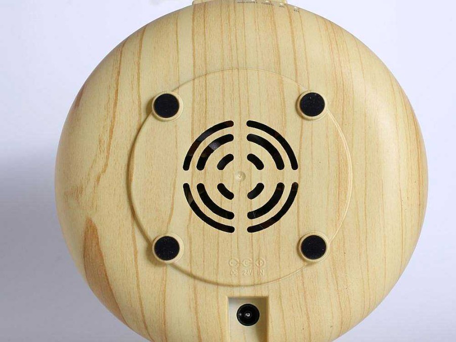 Objeto De Decoracao Interior | Purline Diffuseur D'Aromes Ultrasonique 12W Avec Led En Bois Jaune