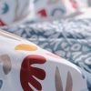 Roupa De Cama | OZAIA Jogo De Cama Reversivel Algodao De 57 Fios/Cm , Capa De Edredao 220X240 Cm + 2 Fronhas 63X63 Cm Multicolor - Sonira