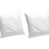 Almofada | NATUREA Conjunto De 2 Almofadas Em Algodao Biologico 60X60 Cm Da Naturea 550 G/M2 Vies Castanho - Nature Confort
