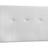 Cabeceira E Ponte De Cama | Venprodin Cabeceira - Couro Sintetico 160X120X4Cm - Branco