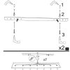 Candeeiro Suspenso | OZAIA Candeeiro De Teto Em Metal De Altura Regulavel Com 3 Abajures De C. 67 X A. 25/111 Cm Cor Preto E Acobreado - Yildo