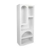 Biblioteca, Vitrina, Estante | Vente-unique Estante Com 5 Nichos Branco - Luela