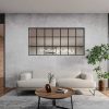Divisoria De Ambiente | Vente-unique Divisoria Estilo Estufa Aluminio Termolacado 210X105 Cm, Preto - Oransa