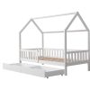 Cama De Crianca | Happy Garden Cama De Crianca 190X90Cm Branca Com Gavetas Marceau