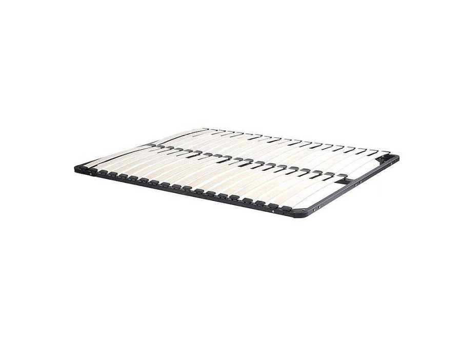 Sommier | Ysmée Estrado De Ripas Para Montar 140 X 190 Cm - 2 X 19 Ripas - Sem Pe - Preto