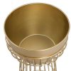 Promocoes Decoracao | OZAIA Vaso De Ornamentacao Filiforme Em Metal D. 30 X A. 71 Cm Dourado - Cemoro