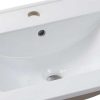 Lavatorio | Shower & Design Lavatorio De Encastrar Retangular Branco Em Ceramica 61 X 46,5 Cm - Motiac