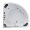 Banheira De Hidromassagem | Shower & Design Banheira De Canto De Hidromassagem Com Sistema De Cascata Aglena - 2 Lugares - 350 L - 150*150*60 Cm
