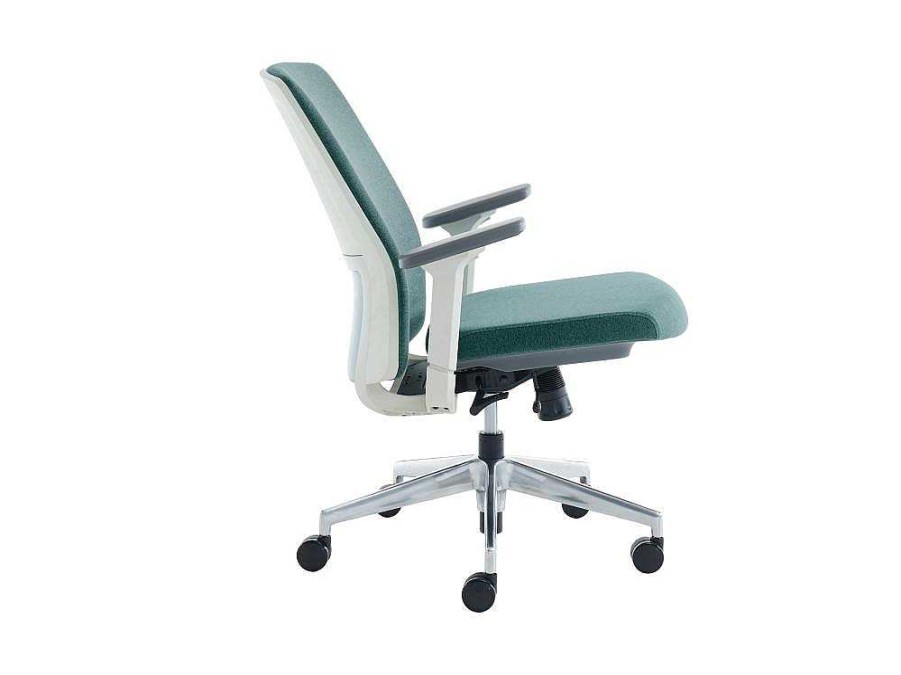 Cadeira De Escritorio | Workēa Cadeira De Escritorio Profissional Em Tecido Cor Azul - Humia