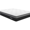 Conjunto Colchao E Sommier | Ysmée Conjunto Estrutura De Ripas + Colchao Com 1118 Molas Ensacadas Com Faixa Respiravel Airplay De Dremea Play Com Espessura De 24 Cm - 180 X 200 Cm