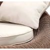 Conjunto Relax De Jardim | MYLIA Lote De 2 Cadeiroes De Jardim Em Resina Entrancada Caramelo - Whiteheaven