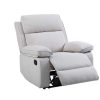 Cadeirao Relax | Vente-unique Poltrona Articulada Em Tecido Bege - Lana