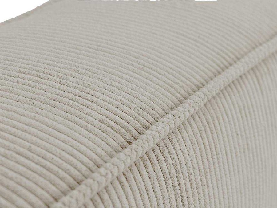 Cabeceira E Ponte De Cama | PASCAL MORABITO Cabeceira De Cama 220 Cm Veludo Canelado Bege - Timano De Pascal Morabito
