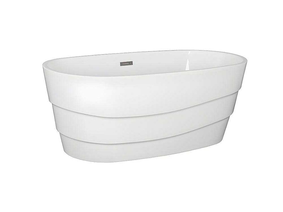 Banheira De Pousar | Shower & Design Banheira Autonoma Design Disponivel Em Branco - 200 L - 150*72*58 Cm - Dominika