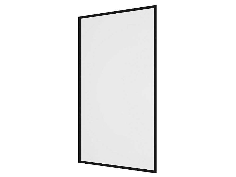 Resguardo De Banheira | Shower & Design Painel De Banheira Preto Mate Estilo Industrial 80 X 140 Cm Vidro Temperado - Bradenton