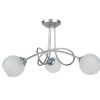 Lustre | TOSEL Lustre Tosel Actuelle B Vidro Braco Aluminio D48 X H32 Cm