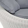 Conjunto Relax De Jardim | MYLIA Lote De 2 Cadeiroes De Jardim Em Resina Entrancada Cru - Whiteheaven
