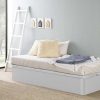 Sommier | Ysmée Sommier Com Arrumacao Hestia Da Ysmee - Branco Mate - 90X190 Cm