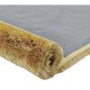 Tapete De Sala | OZAIA Tapete Felpudo Cor Dourado De 200 X 290 Cm - Glitter