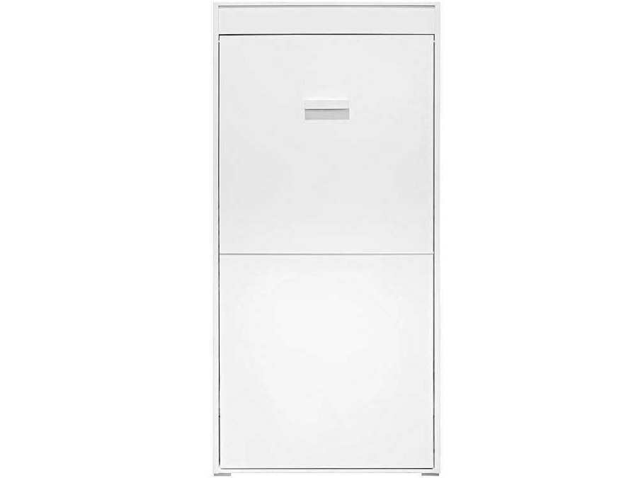 Cama Com Arrumacao | Venprodin Cama Dobravel Vertical 90X190 Branca