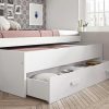 Cama Dupla | Venprodin Cama Compacta - 90 Cm 73X201X100Cm - Branca