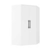 Armario E Roupeiro | Vente-unique Guarda-Roupa De Canto Com 2 Portas C101 Cm Branco - Aurali