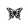 Placa De Parede Decorativa | EPIKASA Decoracao Metalica Borboleta 7, Preto, 48X1,5X37 Cm, Epikasa