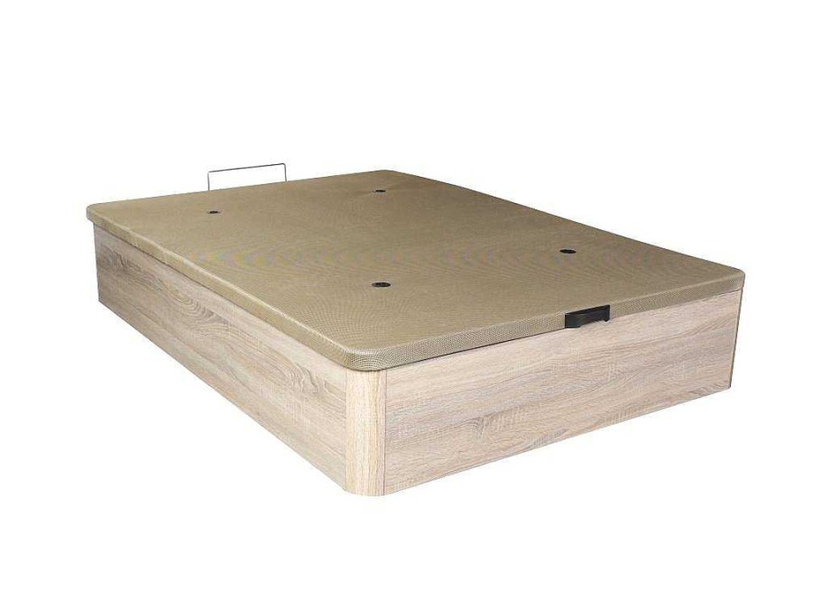 Cama De Adulto | Saldosystocks Tampa Estofada Dobravel Para Canape Madeira 3D 25 Cambria 90X190Cm Atenas