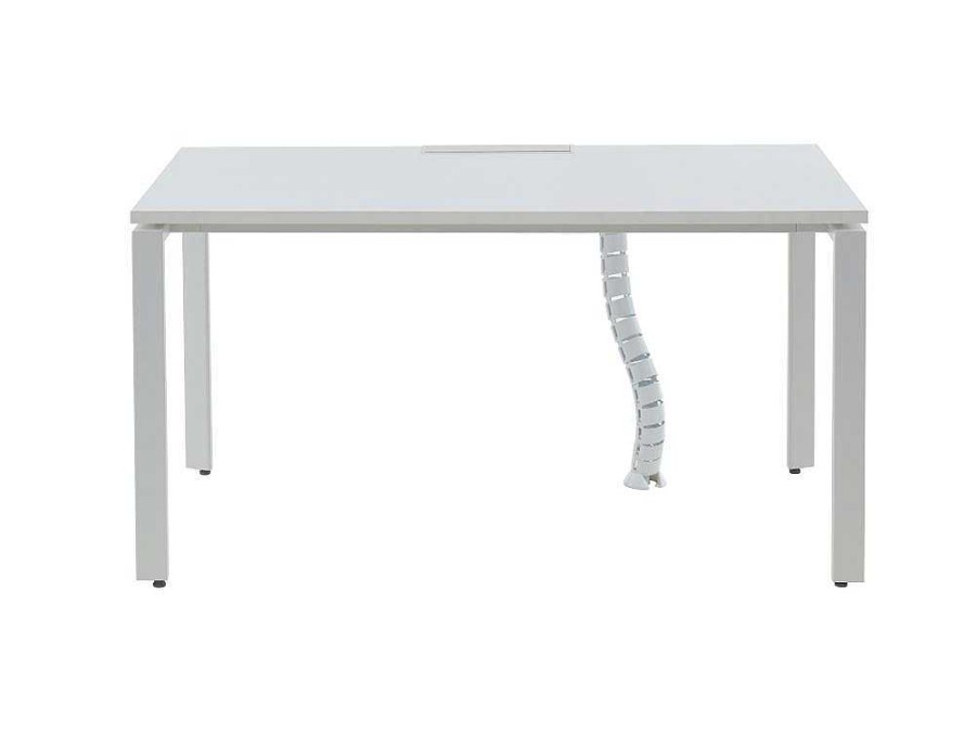 Mobiliario De Escritorio | Workēa Secretaria Profissional 1 Pessoa Branco C140 Cm - Downtown