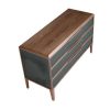 Comoda | Angel Cerda Comoda Em Pvc Verde Escuro E Nogueira 7150