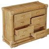 Comoda | Vente-unique Comoda Dahlia - 8 Gavetas - Bambu