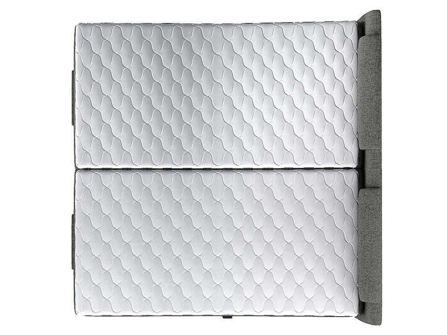 Cama Articulada | Palacio Conjunto Boxspring Cabeceira De Cama + Sommier De Relaxamento Eletrico + Colchao + Sobrecolchao Castel Da Palacio - 2X90X200 Cm