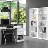 Secretaria | Vente-unique Secretaria Extensivel Com 2 Gavetas E 1 Nicho Branco - Evan