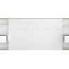Cabeceira E Ponte De Cama | Vente-unique Cabeceira De Cama Com Mesas De Cabeceira De 160 Cm Cor Branco E Carvalho - Mista