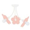 Lustre | TOSEL Lustre Tosel Pivoine Metal Braco Pastel D50 X H40 Cm