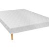 Sommier | Ysmée Estrado Deco Estofado Panacea Da Dreamea - Branco - 120X190 Cm