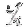 Fitness | Vente-unique Bicicleta De Exercicio Dobravel 3 Em 1, Bicicleta De Fitness Reclinada Magnetica X-Bike Com Resistencia Ajustavel De 8 Niveis Para Treino De Ginasio Em Casa