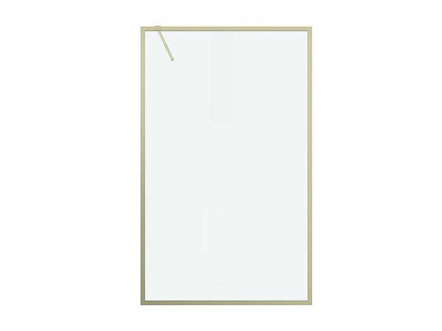 Promocoes Casa De Banho & Bem-Estar | Shower & Design Painel De Duche Estilo Italiano 120X200 Cm Dourado Vidro Temperado - Amberi