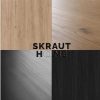 Consola | Skraut Home Mesa Consola Extensivel, 160, Para 8 Pessoas, Pes De Madeira, Carvahlo E Preto