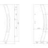 Porta De Entrada | Vente-unique Porta De Entrada Em Aco Envidracado Com Inox De A.207 X L.100 Cm Cor Antracite Com Abertura Para A Esquerda - Trofa