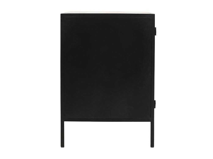 Movel Para Lavatorio | Vente-unique Movel Para Colocar Sob O Lavatorio Em Metal 2 Portas 95 Cm - Orionis