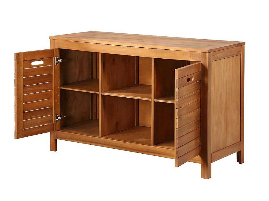 Movel Para Lavatorio | Vente-unique Movel Para Colocar Sob O Lavatorio Em Madeira De Acacia De 130 Cm - Pulukan