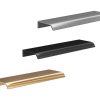Movel Para Lavatorio | Vente-unique Movel Suspenso Estriado Com Tampo Para Lavatorio Natural Claro C80 Cm - Zevara