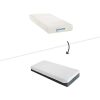 Cama Articulada | DREAMEA Conjunto De Estrados Articulados De Ripas E Discos De Molas Com Memoria De Forma Dionysos De Dreamea - Motores Okin - Branco - 2X80X200 Cm